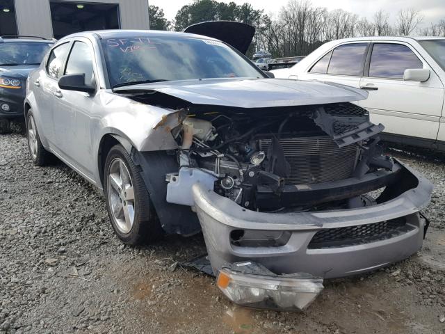 1C3CDZAB2DN565546 - 2013 DODGE AVENGER SE SILVER photo 1