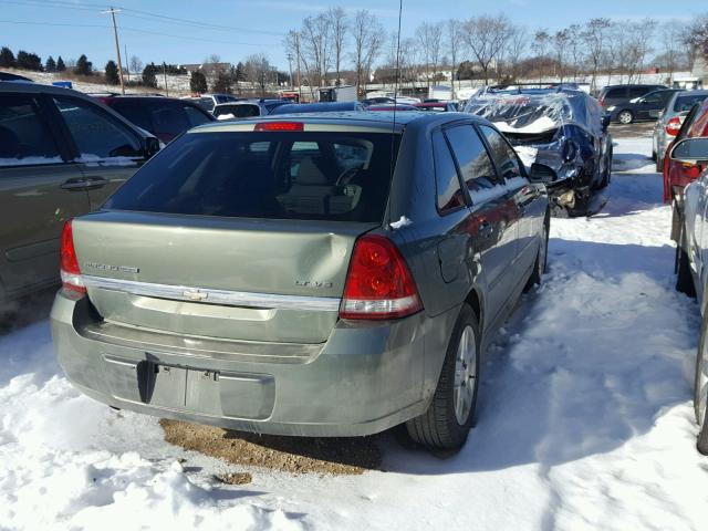 1G1ZT61806F242906 - 2006 CHEVROLET MALIBU MAX GREEN photo 4