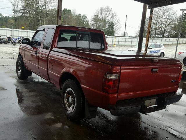 1FTYR14E11TA25087 - 2001 FORD RANGER SUP RED photo 3