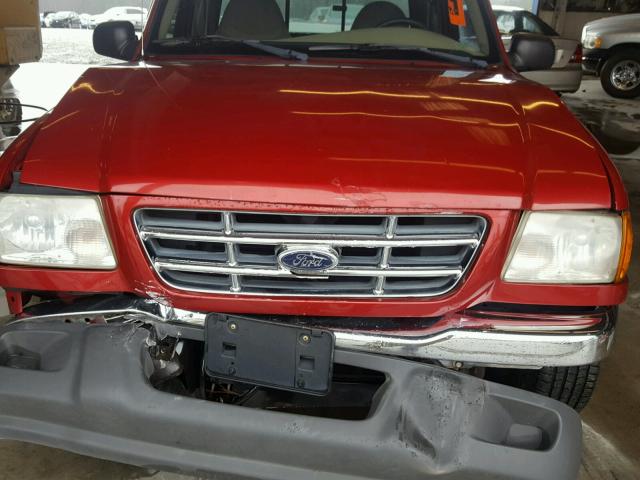 1FTYR14E11TA25087 - 2001 FORD RANGER SUP RED photo 7