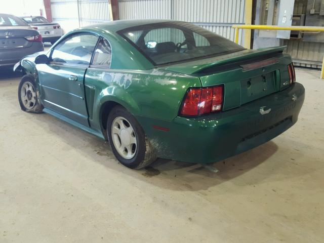 1FAFP4041YF186873 - 2000 FORD MUSTANG GREEN photo 3