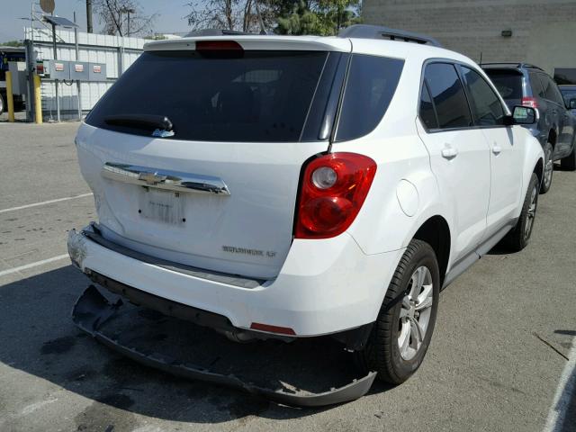 2GNALDEK1C1119267 - 2012 CHEVROLET EQUINOX LT WHITE photo 4