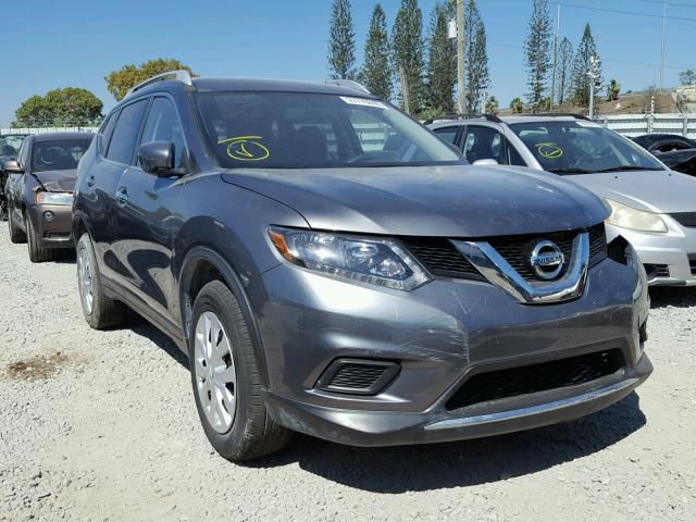 JN8AT2MT8GW014204 - 2016 NISSAN ROGUE S GRAY photo 1