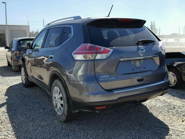 JN8AT2MT8GW014204 - 2016 NISSAN ROGUE S GRAY photo 3