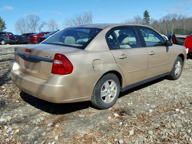 1G1ZT54884F166175 - 2004 CHEVROLET MALIBU LS GOLD photo 4