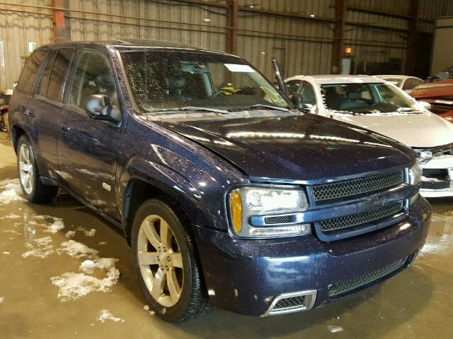 1GNET13H582116547 - 2008 CHEVROLET TRAILBLAZE BLUE photo 1