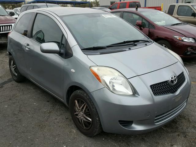 JTDJT923675051099 - 2007 TOYOTA YARIS GRAY photo 1