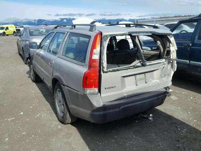 YV1SZ58D021057308 - 2002 VOLVO V70 XC BEIGE photo 3