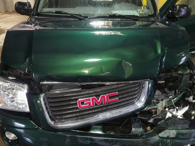 1GKDT13S942194800 - 2004 GMC ENVOY GREEN photo 7