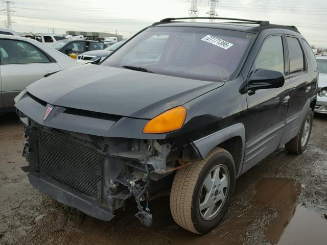 3G7DA03E41S500497 - 2001 PONTIAC AZTEK BLACK photo 2