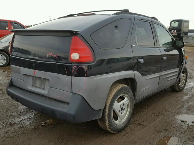 3G7DA03E41S500497 - 2001 PONTIAC AZTEK BLACK photo 4