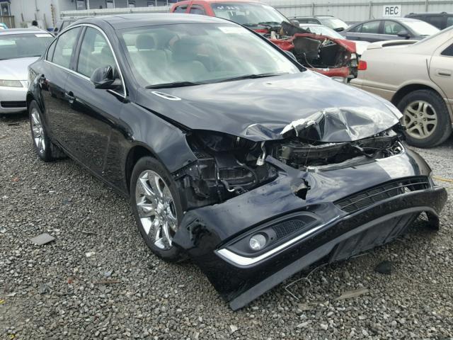 2G4GK5EX9E9316775 - 2014 BUICK REGAL BLACK photo 1