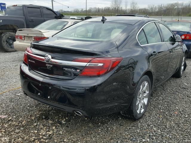 2G4GK5EX9E9316775 - 2014 BUICK REGAL BLACK photo 4