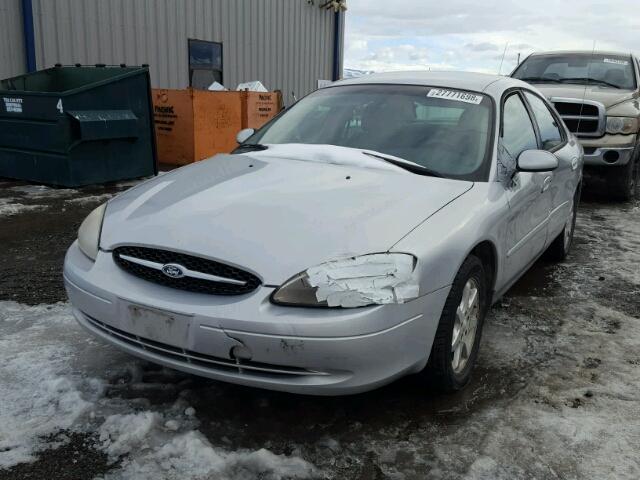 1FAFP55U5YA124243 - 2000 FORD TAURUS SES GRAY photo 2