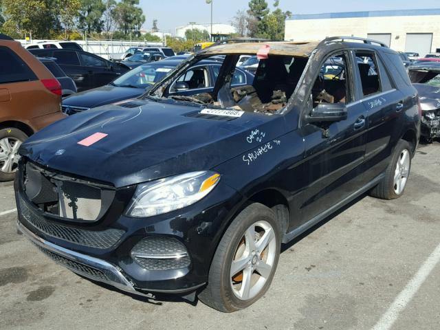 4JGDA5HB3GA723360 - 2016 MERCEDES-BENZ GLE 350 4M BLACK photo 2