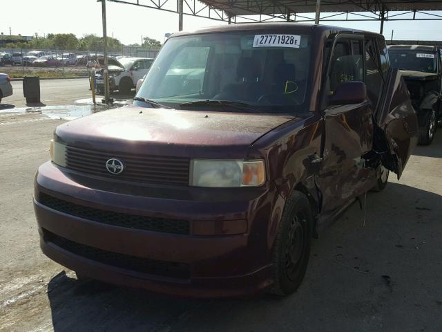 JTLKT324554030133 - 2005 TOYOTA SCION XB BROWN photo 2