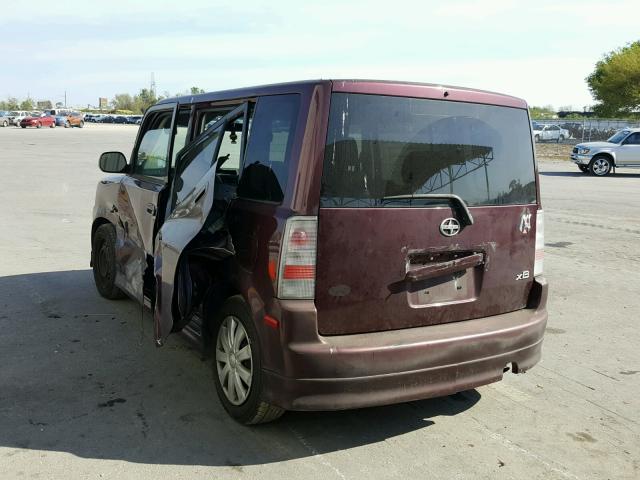 JTLKT324554030133 - 2005 TOYOTA SCION XB BROWN photo 3