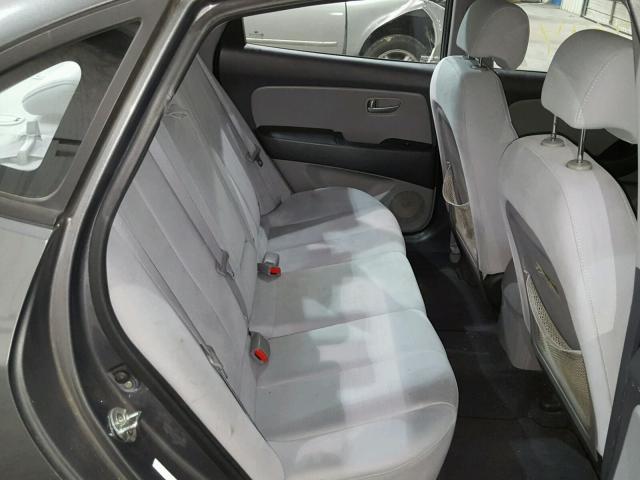 KMHDU46D38U521754 - 2008 HYUNDAI ELANTRA GL GRAY photo 6