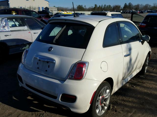 3C3CFFBRXGT133764 - 2016 FIAT 500 SPORT WHITE photo 4