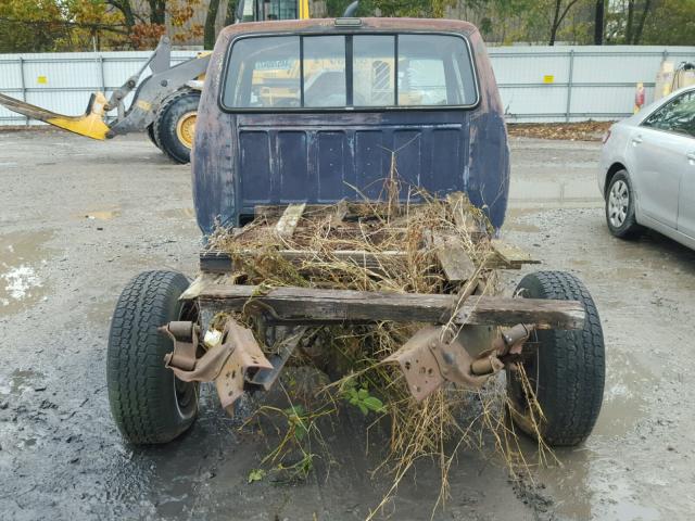 1FTEX15Y4KKA46542 - 1989 FORD F150 BLUE photo 9