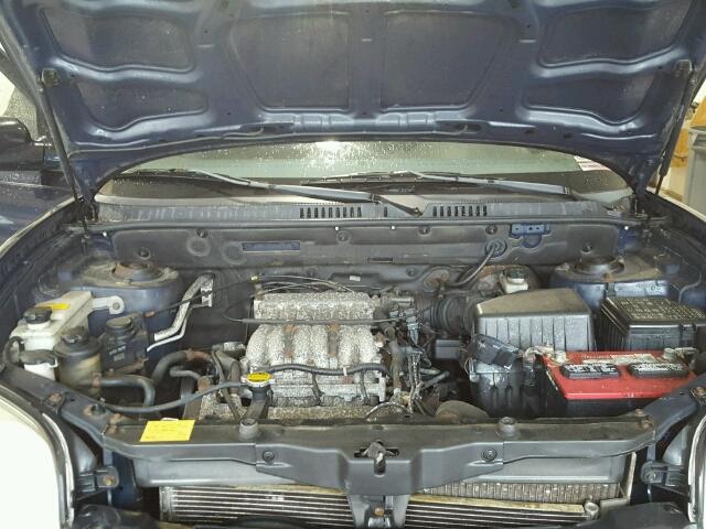 KM8SC13D84U610128 - 2004 HYUNDAI SANTA FE G BLUE photo 7