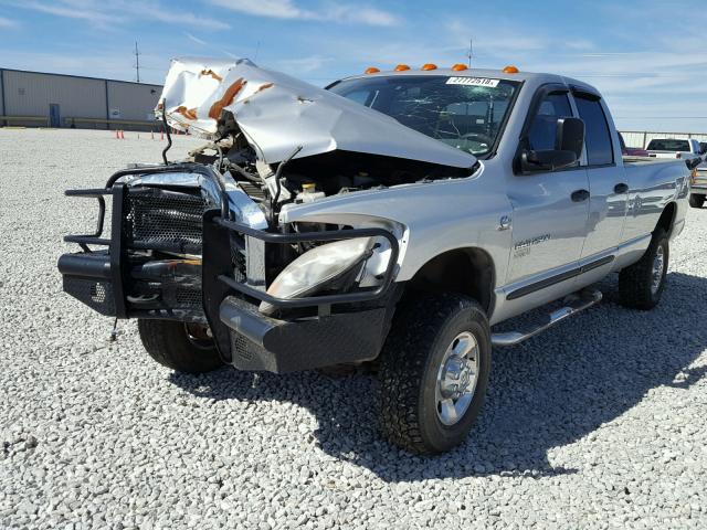 1D7KS28C06J149871 - 2006 DODGE RAM 2500 S SILVER photo 2