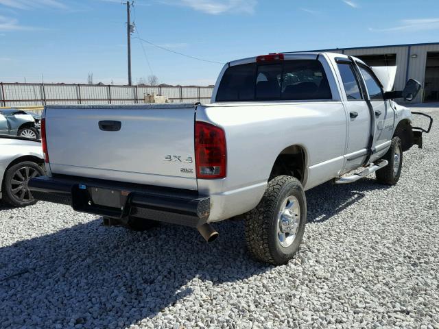 1D7KS28C06J149871 - 2006 DODGE RAM 2500 S SILVER photo 4