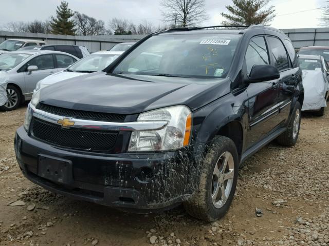 2CNDL73F476049961 - 2007 CHEVROLET EQUINOX LT BLACK photo 2