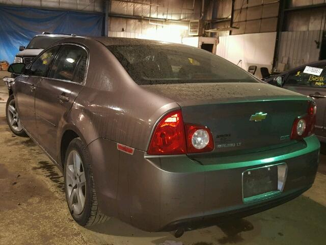 1G1ZC5E0XAF302732 - 2010 CHEVROLET MALIBU 1LT 金色 照片 3