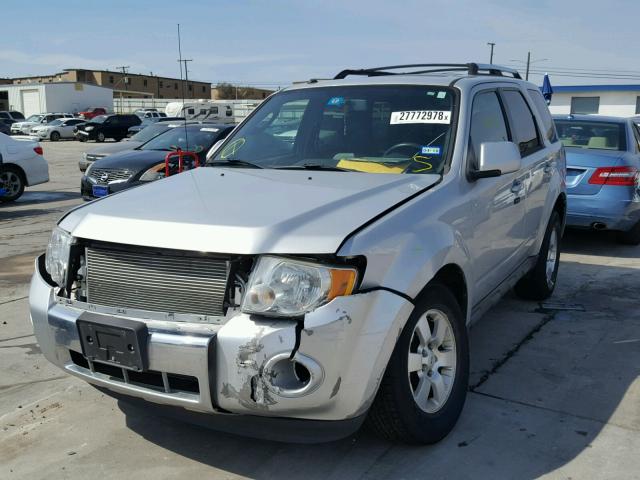 1FMCU0EG8AKC35433 - 2010 FORD ESCAPE LIM SILVER photo 2