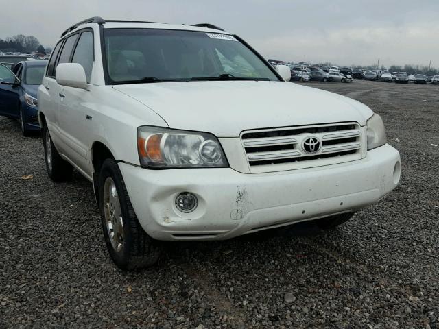 JTEDP21A360119228 - 2006 TOYOTA HIGHLANDER WHITE photo 1