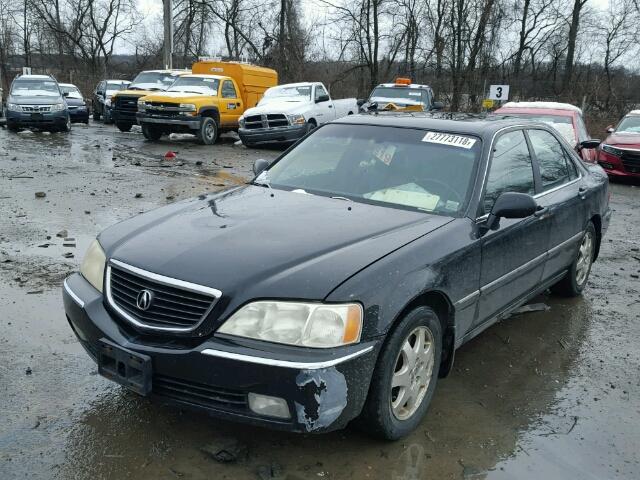 JH4KA96502C002182 - 2002 ACURA 3.5RL BLACK photo 2