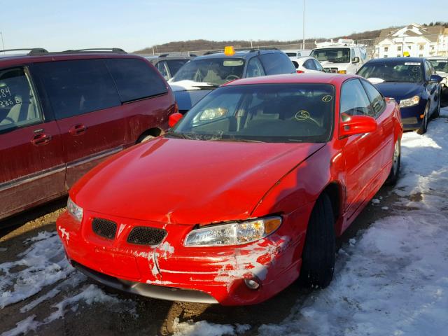 1G2WP12K8WF264863 - 1998 PONTIAC GRAND PRIX RED photo 2