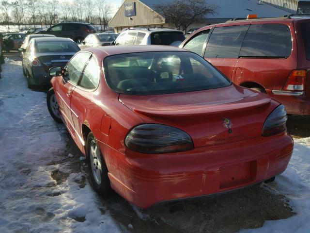 1G2WP12K8WF264863 - 1998 PONTIAC GRAND PRIX RED photo 3