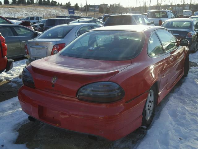 1G2WP12K8WF264863 - 1998 PONTIAC GRAND PRIX RED photo 4