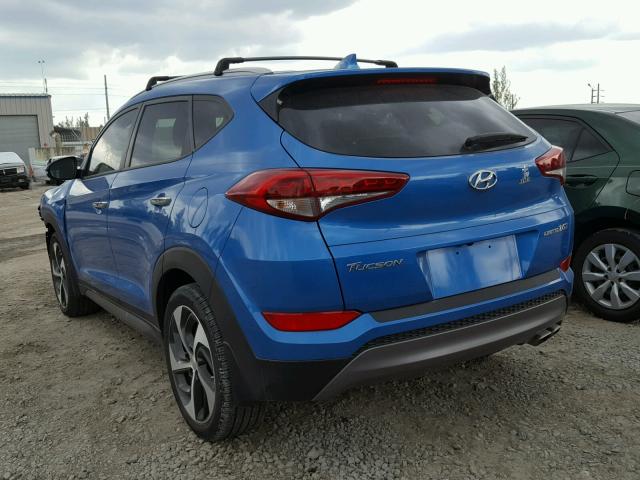 KM8J33A22GU250688 - 2016 HYUNDAI TUCSON LIM BLUE photo 3