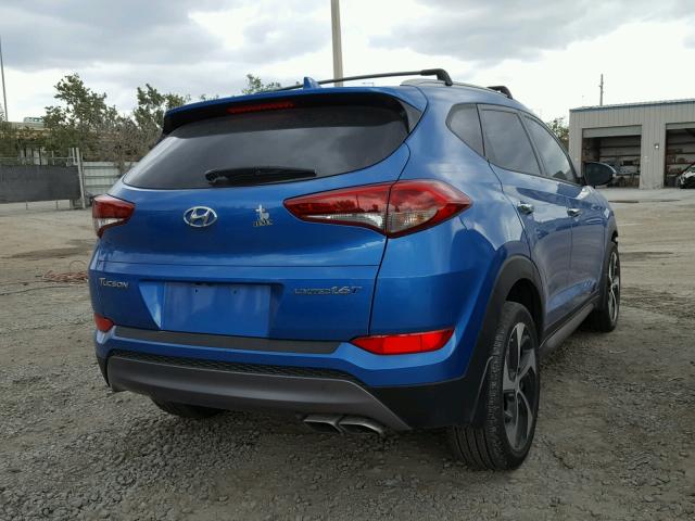 KM8J33A22GU250688 - 2016 HYUNDAI TUCSON LIM BLUE photo 4