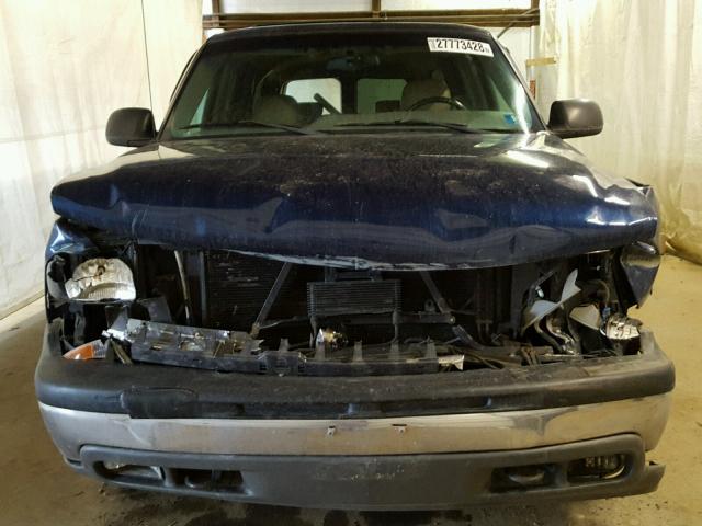 3GNFK16TX1G245338 - 2001 CHEVROLET SUBURBAN K BLUE photo 7