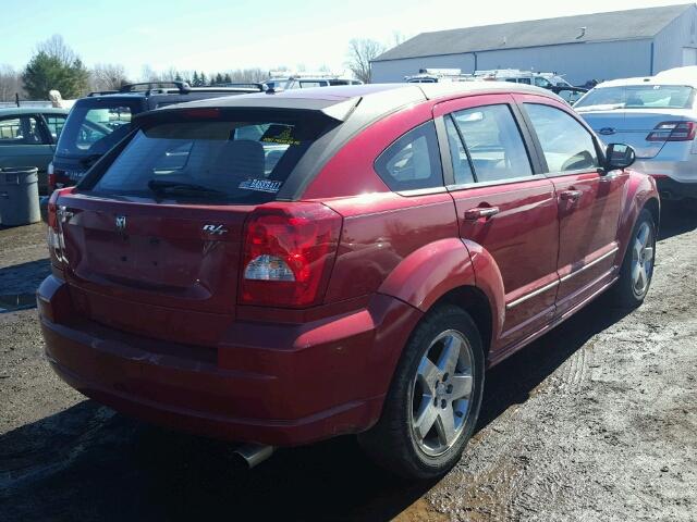 1B3HB78K27D339116 - 2007 DODGE CALIBER R/ RED photo 4