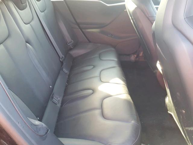 5YJSA1E21GF128815 - 2016 TESLA MODEL S BLACK photo 6