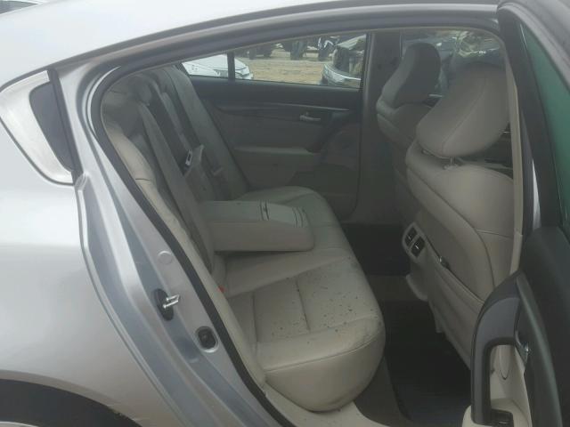 19UUA8F59DA013735 - 2013 ACURA TL TECH SILVER photo 6