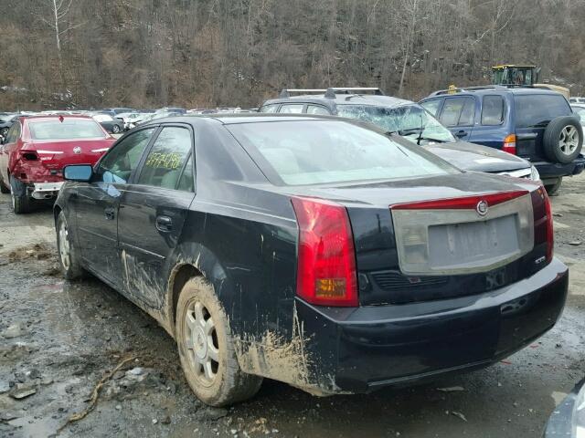 1G6DM57N030153795 - 2003 CADILLAC CTS BLACK photo 3