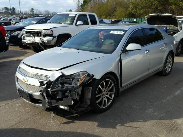 1G1ZE5E7XBF323850 - 2011 CHEVROLET MALIBU LTZ ვერცხლისფერი ფოტო 2