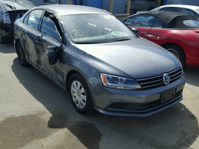 3VW2K7AJ8FM421714 - 2015 VOLKSWAGEN JETTA BASE 灰色 照片 1