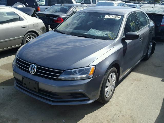 3VW2K7AJ8FM421714 - 2015 VOLKSWAGEN JETTA BASE 灰色 照片 2