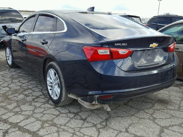 1G1ZE5ST5GF315650 - 2016 CHEVROLET MALIBU LT BLUE photo 3