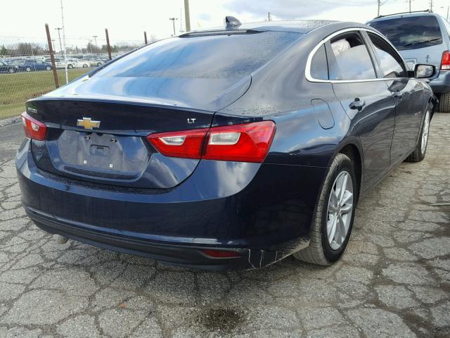 1G1ZE5ST5GF315650 - 2016 CHEVROLET MALIBU LT BLUE photo 4