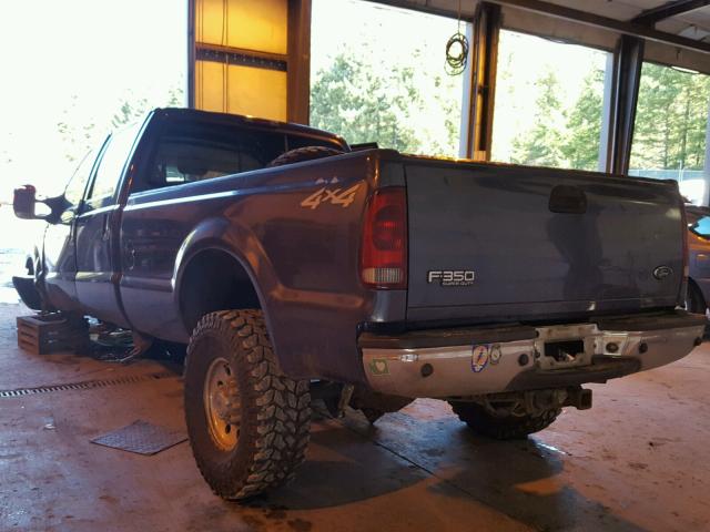 1FTSW31P14EA54663 - 2004 FORD F350 SRW S BLUE photo 3