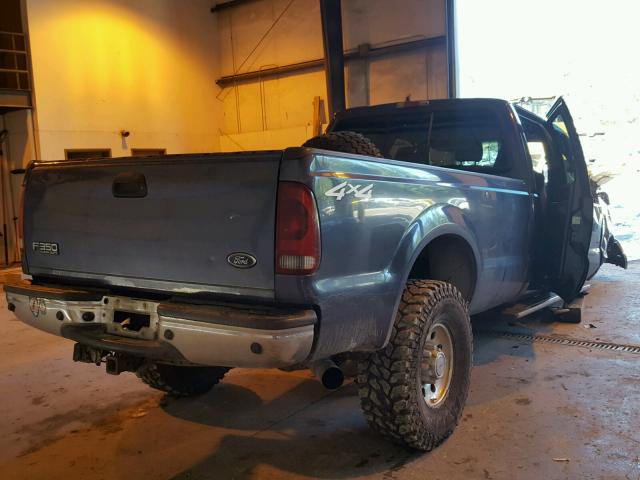 1FTSW31P14EA54663 - 2004 FORD F350 SRW S BLUE photo 4