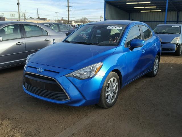 3MYDLBZV4GY140332 - 2016 TOYOTA SCION IA BLUE photo 2